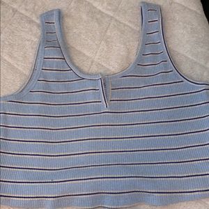 ribbed striped tank top!